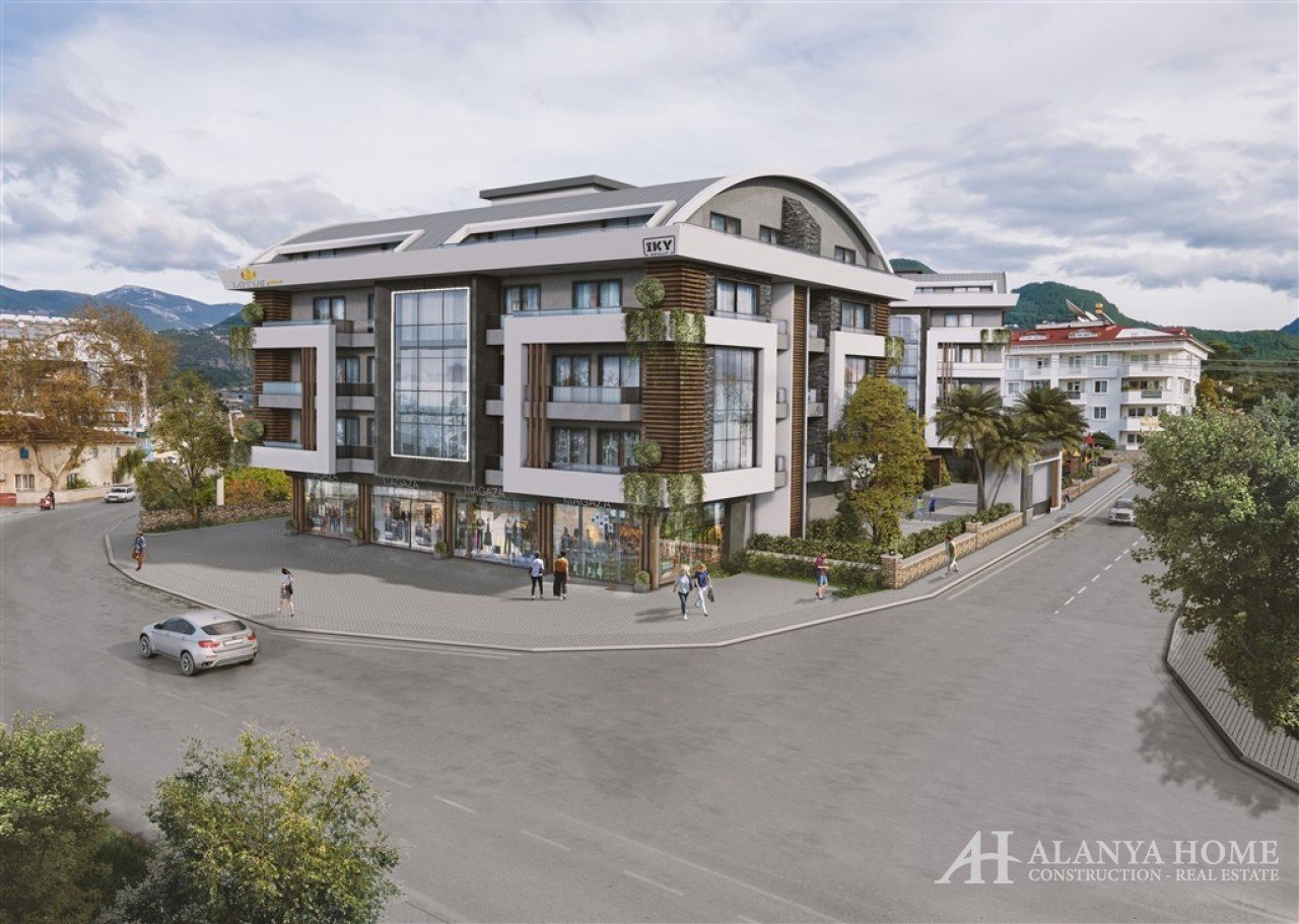 لوتوس گاردن اوبا آلانیا آنتالیا ترکیه خرید فروش ملک آپارتمان مبله یک خوابه در طرح اقساطی پروژه جدید 